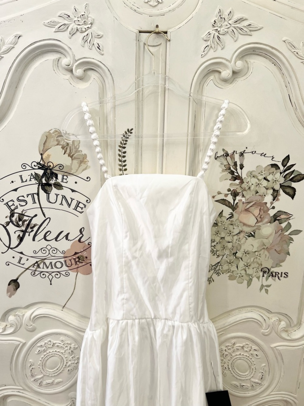 Lulus Modern Adoration White Satin Backless Maxi Dress Size S NWT - Picture 5 of 10
